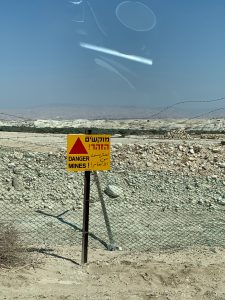 Landmine warning
